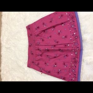 Talbots Kids girls floral spring skirt. Size 7